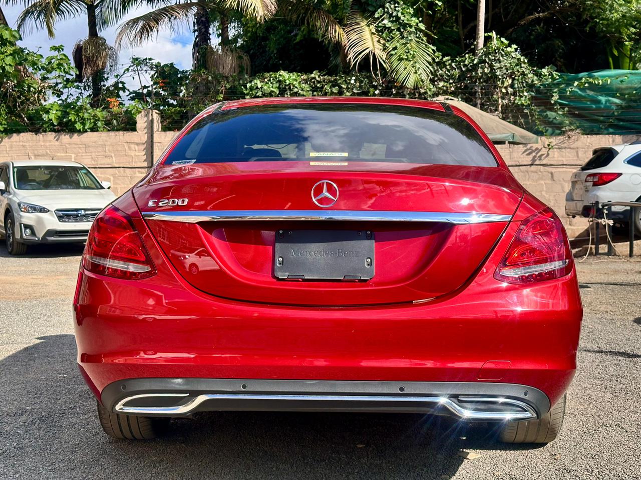 Mercedes-Benz C200 2018 Red